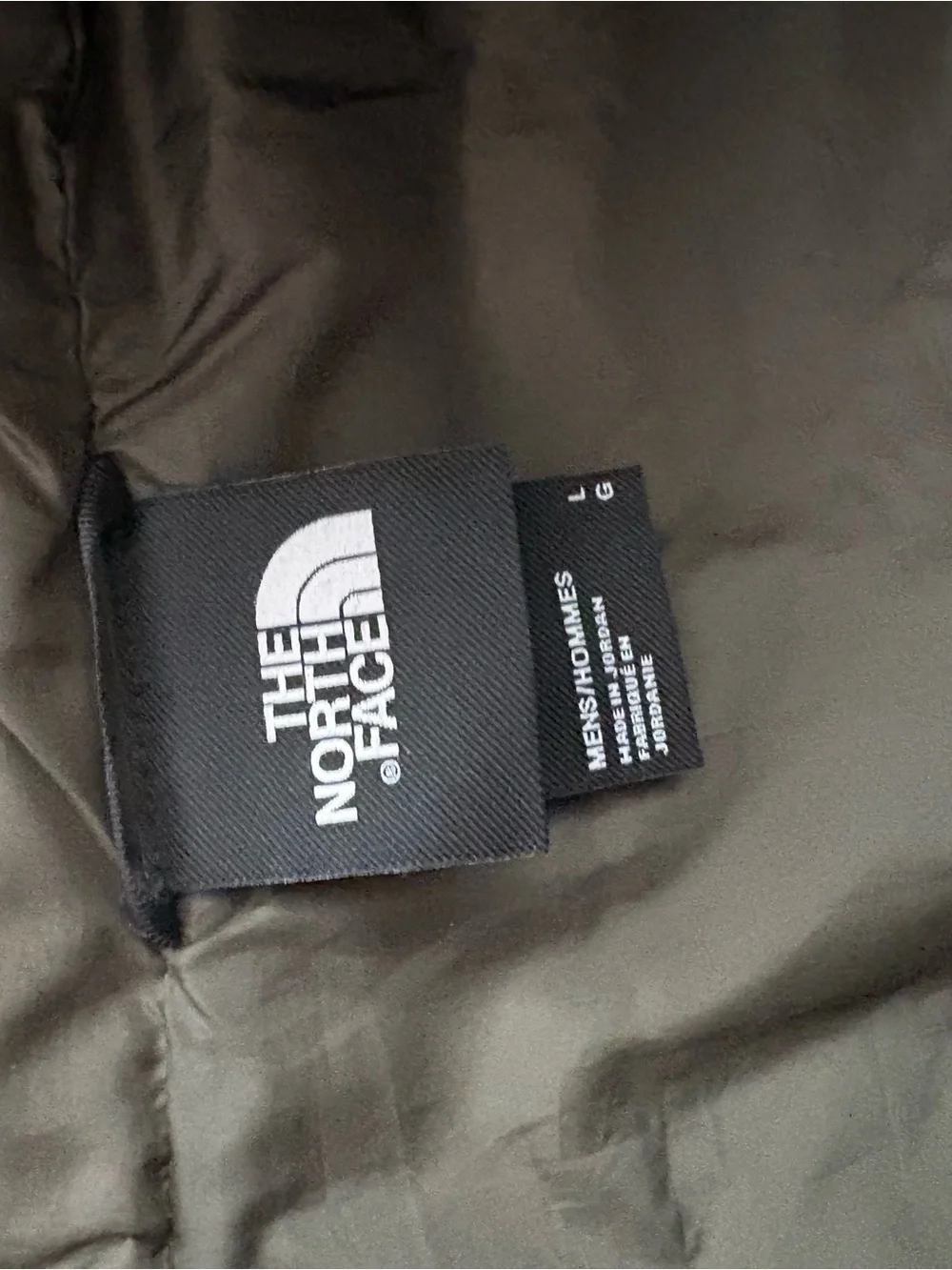 The North Face Men's Quilted Puffer Jacket - Olive
